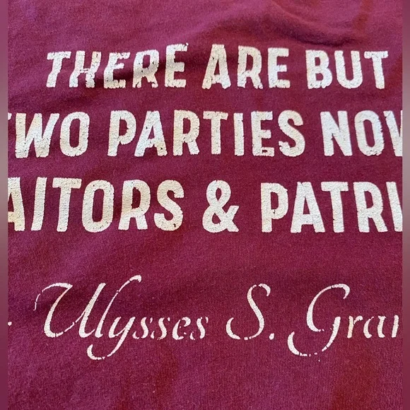 Maroon Patriots and Traitors Shirt - Picture 5 of 8